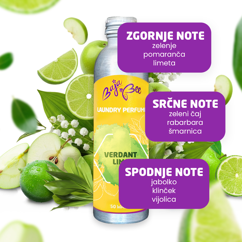 Parfum za pranje - Verdant Lime, 250 ml, 50 pranj