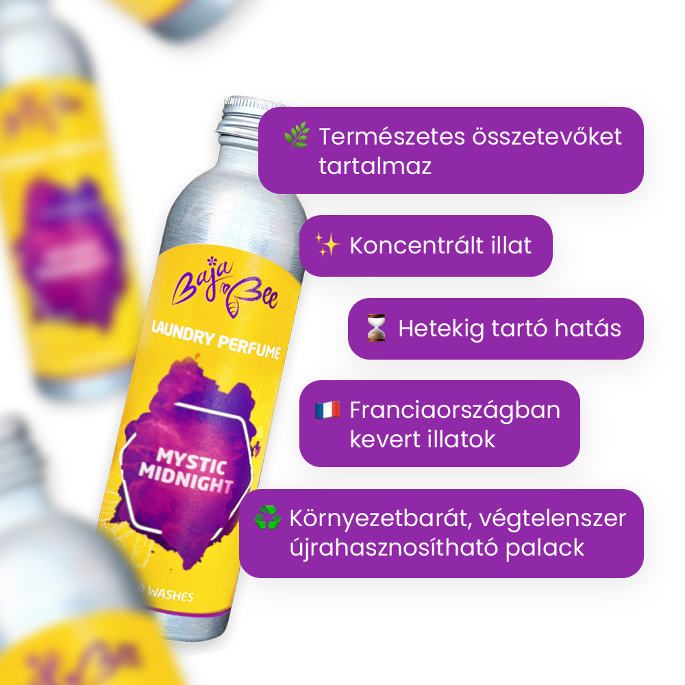 Mosóparfüm - Mystic Midnight, 250 ml, 50 mosásra
